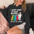 I Just Want To Read Books And Pet My Aussie Unisex Hoodie