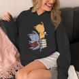 Kawaii Kittens Cats Tea And Books Cartoon Cat For Men Women Girls Kids Unisex Hoodie