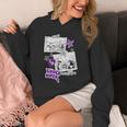 Kids DOAWK Purple Loded Diper Collage Book Series Unisex Hoodie