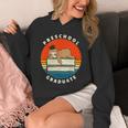 Kids Preschool Graduate Sloth Graduation Cap Sleeping On Books Unisex Hoodie Kids Preschool Graduate Sloth Graduation Cap Sleeping On Books Unisex Hoodie