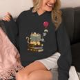 Kittens Cats Tea Books And Balloon Unisex Hoodie