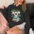 Koala Bear Librarian Reading Books Koala Unisex Hoodie
