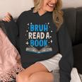 Language English Teacher Bruh Read A Book Unisex Hoodie