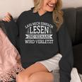 Lass Mich Einfach Lesen Und Keine Mand Wird Hurt Books Unisex Hoodie Lass Mich Einfach Lesen Und Keine Mand Wird Hurt Books Unisex Hoodie