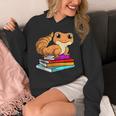 Leopard Gecko With Book Lizard Reptile Lover Unisex Hoodie