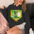 Leprechaun Baseball St Patricks Day Ice Cream Drip Men Boys Unisex Hoodie