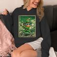 Leprechaun Playing Baseball Japanese Art St Patricks Day Unisex Hoodie Leprechaun Playing Baseball Japanese Art St Patricks Day Unisex Hoodie