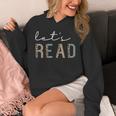 Let's Read Book Nerd Reading Book Lover Librarian Teacher Unisex Hoodie