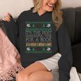 Librarian Books Reading Ugly Christmas Sweaters Unisex Hoodie