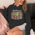 This Librarian Is Retired 2026 Book Lover Retirement Reading Unisex Hoodie