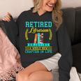 Librarian Retirement Retired Book Coworker Former 2025 Unisex Hoodie