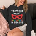 Librarians Are Just Superheroes In Disguise Library Book Tee Unisex Hoodie