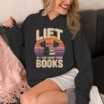 Lift So I Can Carry More Books Reading Lovers Reader Workout Unisex Hoodie