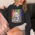Llamen Cute Kawaii Llama Eating Ramen And Reading Books Unisex Hoodie Llamen Cute Kawaii Llama Eating Ramen And Reading Books Unisex Hoodie