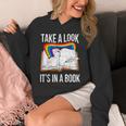Take A Look It's In A Book Rainbow Bookworm And Book Lover Unisex Hoodie