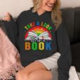 Take A Look It's In A Book Retro Groovy Reading Books Lovers Unisex Hoodie Take A Look It's In A Book Retro Groovy Reading Books Lovers Unisex Hoodie