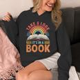 Take A Look It's In A Book Retro Reading Book Lover Unisex Hoodie Take A Look It's In A Book Retro Reading Book Lover Unisex Hoodie