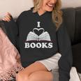 I Love Books Shirt Unisex Hoodie