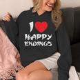 I Love Happy Endings Massage Book Reader Idea T-Shirt Unisex Hoodie