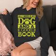 i Love Reading Tee All i Need Is My Dog And a Good Book Men Women Unisex Hoodie