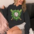 Lucky Shamrock Baseball Gloves Drip St Patrick's Day Boys Unisex Hoodie Lucky Shamrock Baseball Gloves Drip St Patrick's Day Boys Unisex Hoodie