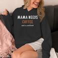 Mama Needs Coffee And a Good Book Bookish Mom Reading Unisex Hoodie
