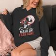 Mask On Fear Gone Baseball Catcher Softball Unisex Hoodie Mask On Fear Gone Baseball Catcher Softball Unisex Hoodie