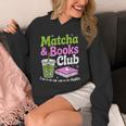 Matcha & Books Green Tea Lover ICES Matcha Latte Unisex Hoodie
