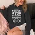 I May Be 70 Baseball Player 70th Birthday Party Unisex Hoodie I May Be 70 Baseball Player 70th Birthday Party Unisex Hoodie
