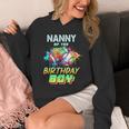 Nanny Of The Birthday Boy Baseball Football Colorful Unisex Hoodie