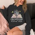 A New Chapter Begins Book Floral Bloom Unisex Hoodie A New Chapter Begins Book Floral Bloom Unisex Hoodie