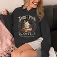 North Pole Book Club Christmas Reading Hot Cocoa Graphic Unisex Hoodie North Pole Book Club Christmas Reading Hot Cocoa Graphic Unisex Hoodie