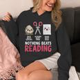 Nothing Beats Reading Rock Paper Scissors Book Lover Library Unisex Hoodie Nothing Beats Reading Rock Paper Scissors Book Lover Library Unisex Hoodie