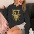 Number 67 Baseball Drip Camo Six Seven Meme Boys Kids Unisex Hoodie Number 67 Baseball Drip Camo Six Seven Meme Boys Kids Unisex Hoodie