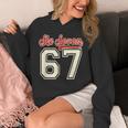 Number 67 Meme Six Seven Baseball Style Kids Boy Teen Unisex Hoodie Number 67 Meme Six Seven Baseball Style Kids Boy Teen Unisex Hoodie