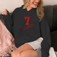 Number 7 Years Baseball 7TH Birthday Unisex Hoodie Number 7 Years Baseball 7TH Birthday Unisex Hoodie