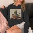 Octopus Reads a Book Book Lovers Unisex Hoodie