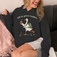 Off To Grow Reader Silly Goose School Librarian Book Lover Unisex Hoodie