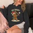 Oh Snap Gingerbreadman Baseball Christmas Men Boys Toddlers Unisex Hoodie