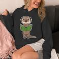 Otter Book Reading Bookaholics Sea Otter Lover Unisex Hoodie Otter Book Reading Bookaholics Sea Otter Lover Unisex Hoodie