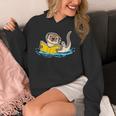 Otter Reading Bookaholics Sea Otter And Book Lover Unisex Hoodie Otter Reading Bookaholics Sea Otter And Book Lover Unisex Hoodie