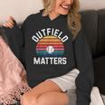 Outfield Matters Baseball Outfielder Athlete Sports Unisex Hoodie