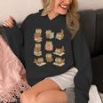 Owls Reading Books Owl Bird Lover Unisex Hoodie