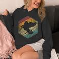Pegasus Horse Unicorn Books Magic Reading Retro Fantasy Unisex Hoodie