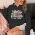 Physical Therapy Floral Book Easter PT Physical Therapist Unisex Hoodie Physical Therapy Floral Book Easter PT Physical Therapist Unisex Hoodie