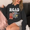 Pig Elephant Reading Cute Book Lover Bookworm Boys Girls Kid Unisex Hoodie Pig Elephant Reading Cute Book Lover Bookworm Boys Girls Kid Unisex Hoodie