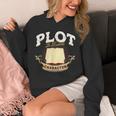 Plot It Builds Character Book Reading Unisex Hoodie