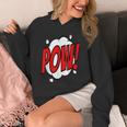 POW Comic Art Book Superhero Bubble Cartoon T-Shirt Unisex Hoodie