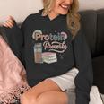 Protein And Proverbs Protein Workout Book Lover Gym Unisex Hoodie