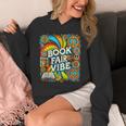 Psychedelic Book Fair For Avid Readers Bookaholic Librarian Unisex Hoodie